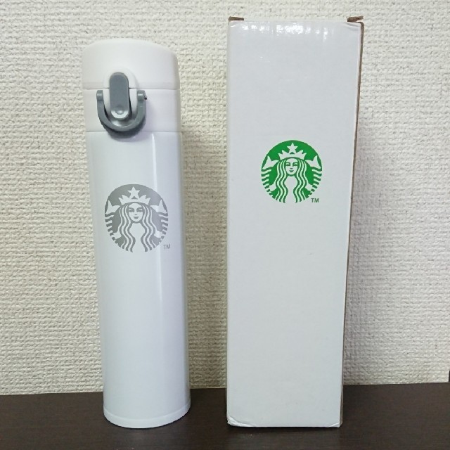 Starbucks Coffee(スターバックスコーヒー)のblossom様専用！スタバ ワンタッチステンレスタンブラー水筒 保冷温  インテリア/住まい/日用品のキッチン/食器(タンブラー)の商品写真