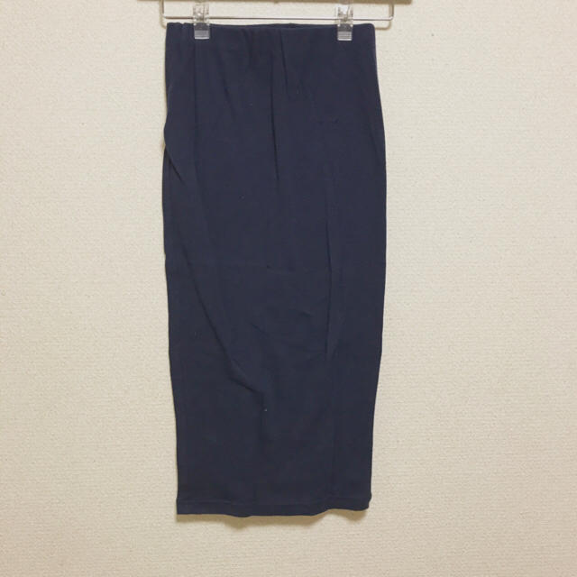 STYLENANDA(スタイルナンダ)のSTYLE NANDA スタイルナンダ 紺 ネイビー 膝丈 スカート レディースのスカート(ひざ丈スカート)の商品写真