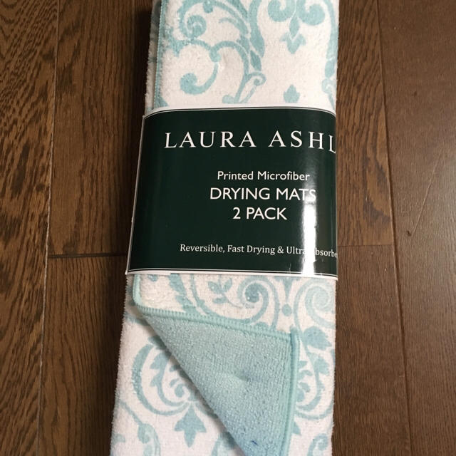 LAURA ASHLEY(ローラアシュレイ)のローラアシュレイキッチン ドライマット 食器洗マット リバーシブル③ インテリア/住まい/日用品のラグ/カーペット/マット(キッチンマット)の商品写真