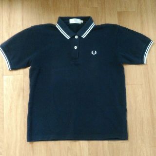 フレッドペリー(FRED PERRY)の【売約済み】【訳あり】【FRED PERRY】半袖ポロシャツ(紺)　※サイズL(ポロシャツ)