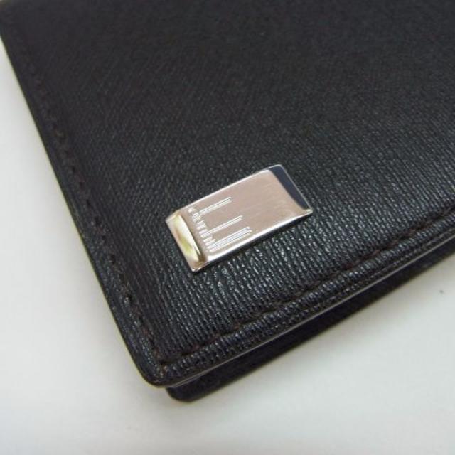 Dunhill(ダンヒル)のダンヒル　名刺ケース　カードケース　ダークブラウン　美品　S21354 メンズのファッション小物(名刺入れ/定期入れ)の商品写真