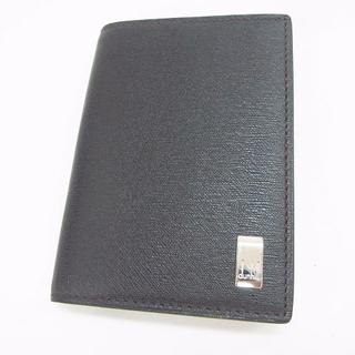 ダンヒル(Dunhill)のダンヒル　名刺ケース　カードケース　ダークブラウン　美品　S21354(名刺入れ/定期入れ)