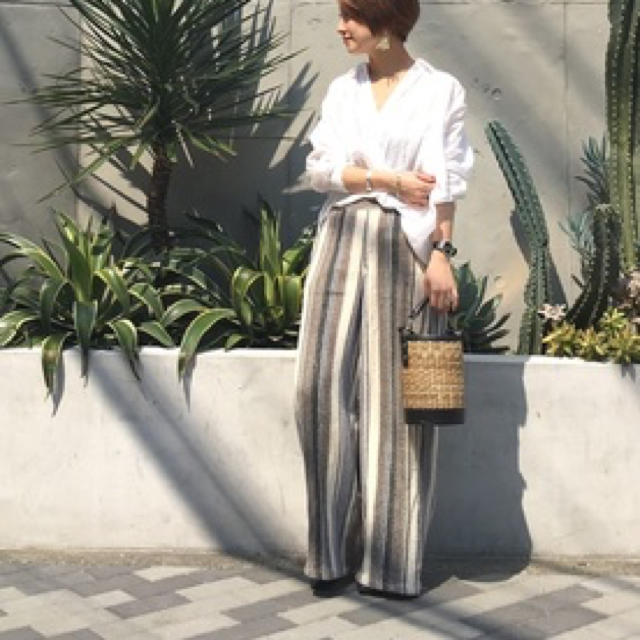 TODAYFUL ストライプジャガードパンツの通販 by tomo's shop|トゥデイフルならラクマ - todayful ❤︎ 日本製国産