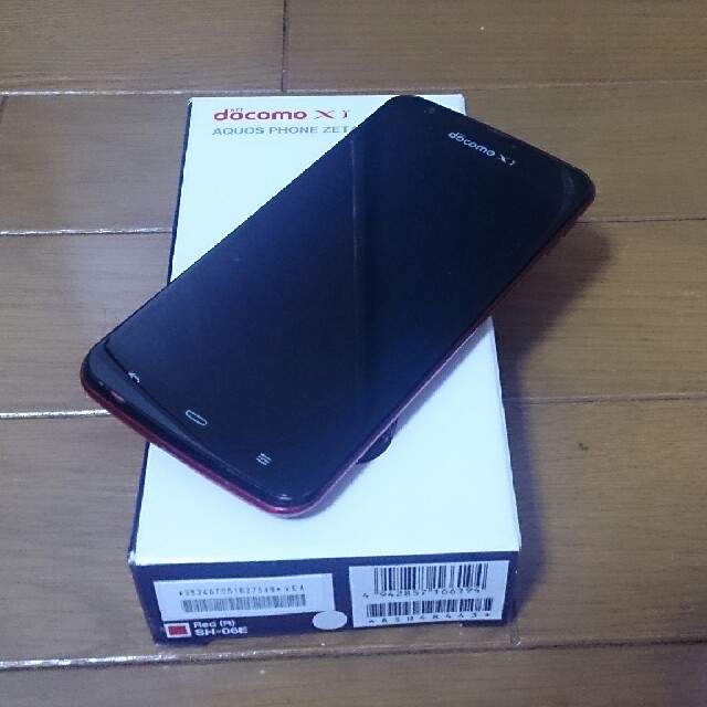 美中古品 SH-06E AQUOS PHONE ZETA レッドの通販 by 1's shop 美中古品 SH-06E AQUOS PHONE ZETA レッドの通販 by 1's shop