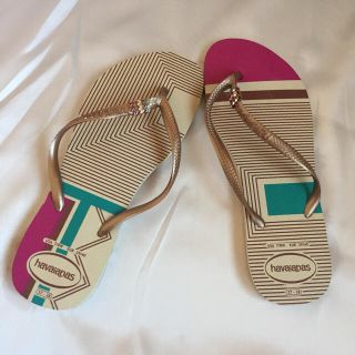 ハワイアナス(havaianas)のエルモン様専用havaianas サンダル USA 7/8W(サンダル)