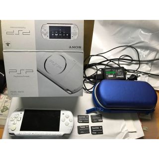 プレイステーションポータブル(PlayStation Portable)のPSP-3000 パールホワイト(携帯用ゲーム機本体)