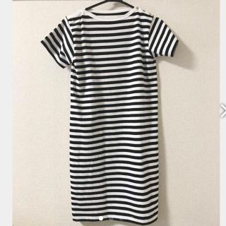 アダムエロぺ(Adam et Rope')の美品！アニエス・ベー アダムエロペ コラボ ボーダー ワンピース アニエス(ひざ丈ワンピース)