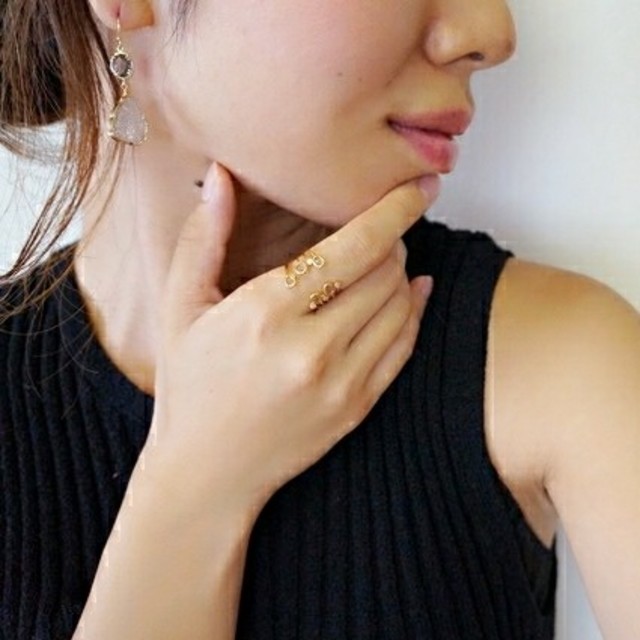 Anthropologie(アンソロポロジー)の新品 Anthropologie - Lilou Ring レディースのアクセサリー(リング(指輪))の商品写真