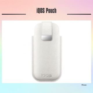 iQOS アイコス チャージャー 純正ポーチ ホワイト(タバコグッズ)