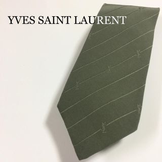 サンローラン(Saint Laurent)の★美品★YVES SAINT LAURENT スペイン製 イブサンローラン(ネクタイ)