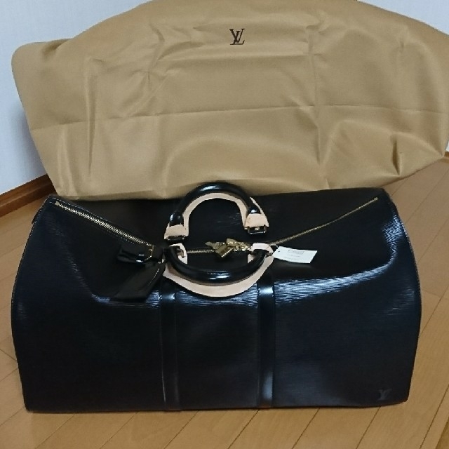 ノワールsizeLOUIS VUITTON エピ キーポル ボストン