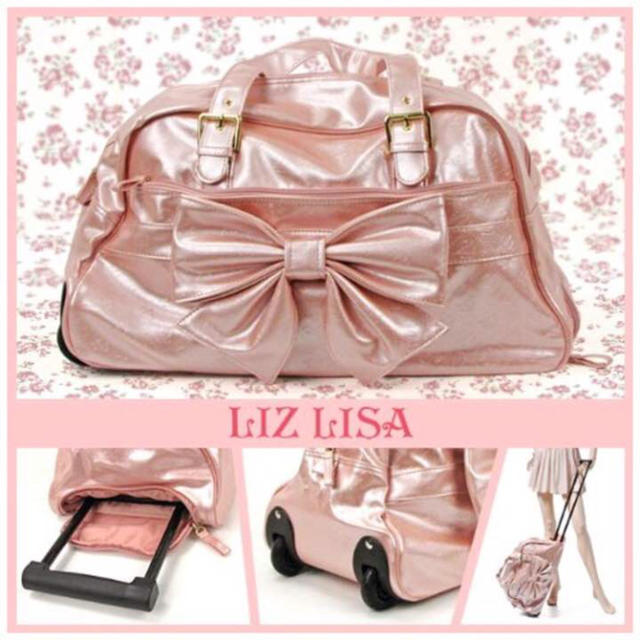 Liz Lisa Lizlisa 可愛い ボストンキャリーとボストンバッグのセットの通販 By む S Shop リズリサならラクマ