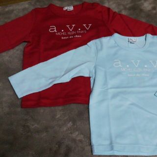 アーヴェヴェ(a.v.v)のminamamama様専用avv Tシャツ2枚セット★長袖★80センチ(Ｔシャツ)