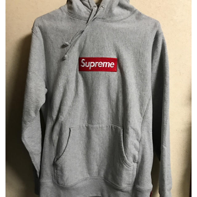 2014aw Box Logo Pullover Gray ジャスティンビーバー - sorbillomenu.com