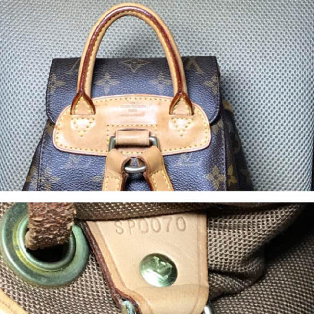 LOUIS VUITTON(ルイヴィトン)のルイヴィトン  モンスリ  PM  ミニリュック レディースのバッグ(リュック/バックパック)の商品写真