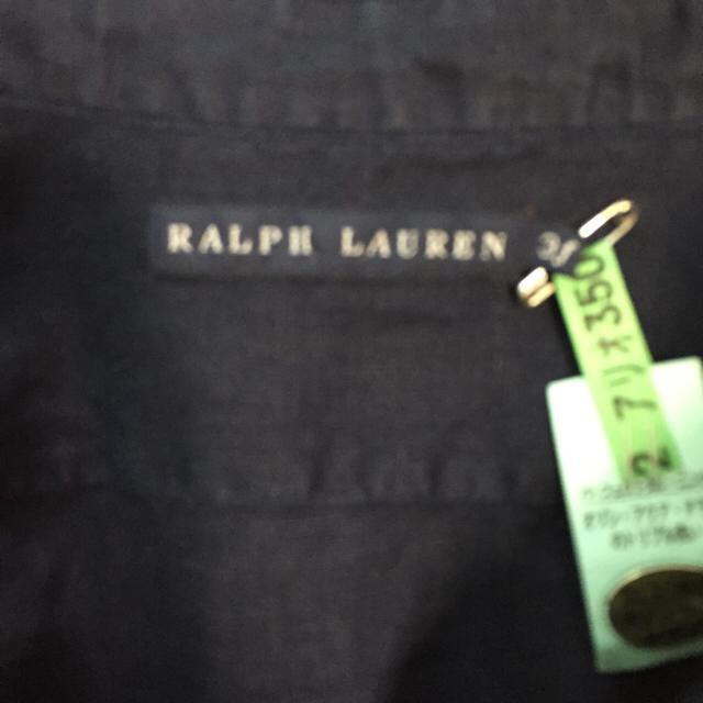 Ralph Lauren(ラルフローレン)のranran様専用 ラルフローレン  サファリシャツ 13号ネイビーカラー レディースのトップス(シャツ/ブラウス(長袖/七分))の商品写真