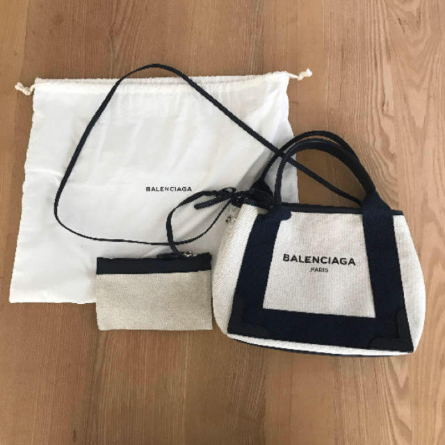 逸品】 Balenciaga - ショルダー ネイビーカバ XS トート バレンシアガ ...