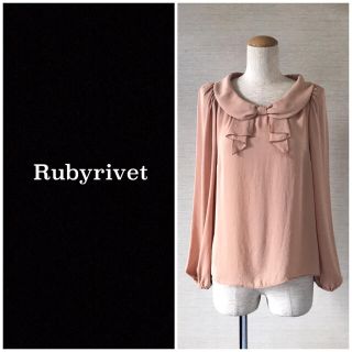 ルビーリベット(Rubyrivet)の❤️送料込❤️Rubyrivet ブラウス ジョーゼット(シャツ/ブラウス(長袖/七分))