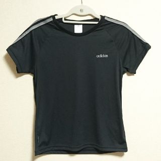 アディダス(adidas)の[超美品] adidas クールTシャツ黒(Tシャツ(半袖/袖なし))