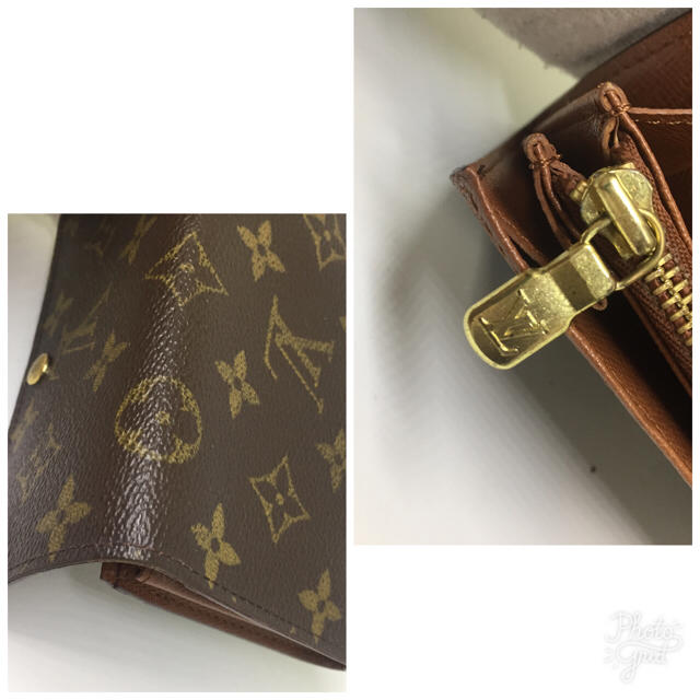 LOUIS VUITTON(ルイヴィトン)の【鑑定済】良品☆　Louis Vuitton　折り財布★　モノグラム　茶色    レディースのファッション小物(財布)の商品写真