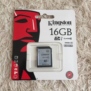 サンディスク(SanDisk)の新品！Kingston☆SDカード 16GB(その他)