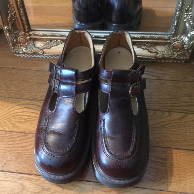 Dr.Martens(ドクターマーチン)のイングランド製Dr.Martinドクターマーチンダブルストラップシューズused レディースの靴/シューズ(ローファー/革靴)の商品写真