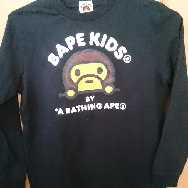 A BATHING APE(アベイシングエイプ)のエイプキッズ ロンT キッズ/ベビー/マタニティのキッズ服男の子用(90cm~)(Tシャツ/カットソー)の商品写真