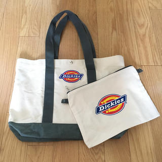 ディッキーズ(Dickies)のmini付録  ディッキーズコラボ ポーチ付きトートバッグ(トートバッグ)