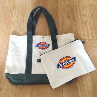 ディッキーズ(Dickies)のmini付録  ディッキーズコラボ ポーチ付きトートバッグ(トートバッグ)