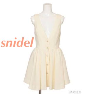 スナイデル(SNIDEL)の新品未使用snidel♡ワンピース(ひざ丈ワンピース)