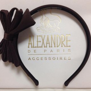 アレクサンドルドゥパリ(Alexandre de Paris)のお値下げ❗️新品 アレクサンドル ドゥ パリ おリボン付きカチューシャ(カチューシャ)