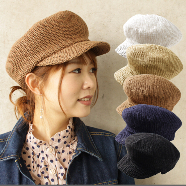 ペーパーキャスケット♡ レディースの帽子(キャスケット)の商品写真