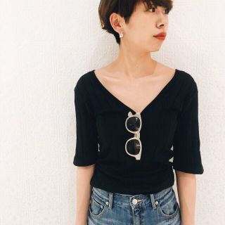 アダムエロぺ(Adam et Rope')の【ハッチ様専用】リブトップス(Tシャツ(半袖/袖なし))