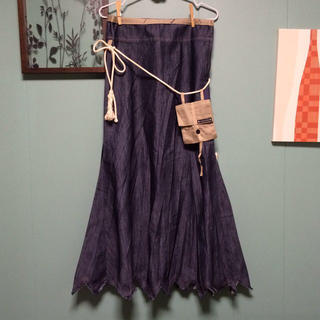 マリテフランソワジルボー(MARITHE + FRANCOIS GIRBAUD)の美品ジルボーデニムロングスカート(ロングスカート)