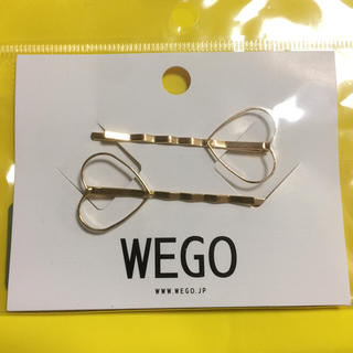 ウィゴー(WEGO)の❤大人気❤WEGO❤ハートメタルヘアピン 新品⭐︎(ヘアピン)