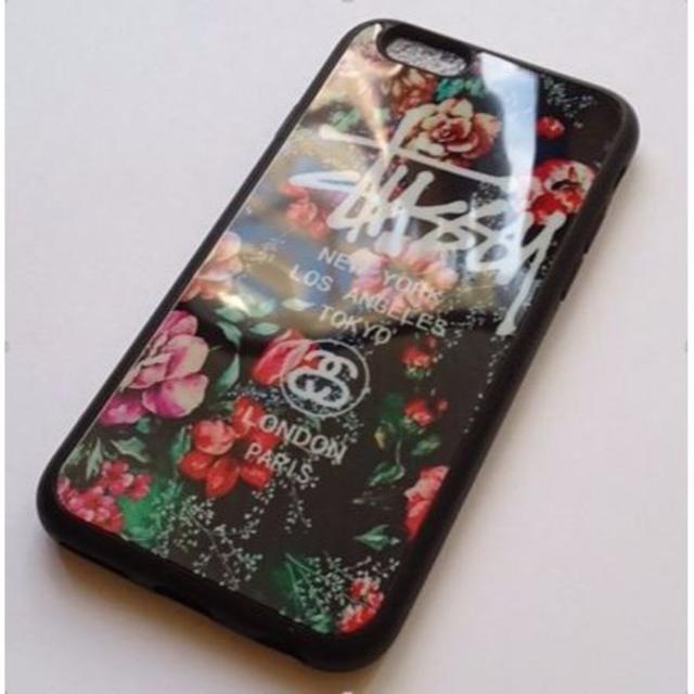 STUSSY(ステューシー)のSummer Price！ iPhone5/5s/SEケース　ミラー花柄レッド スマホ/家電/カメラのスマホアクセサリー(iPhoneケース)の商品写真