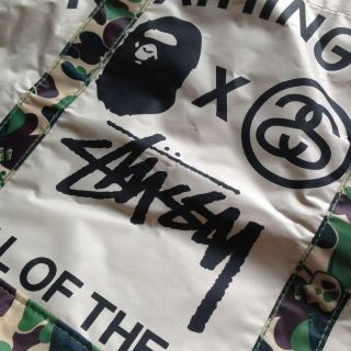 ステューシー(STUSSY)のSTUSSY APE コラボバッグ(トートバッグ)