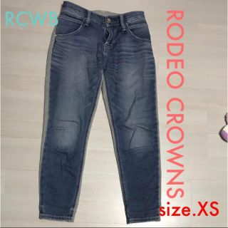 ロデオクラウンズ(RODEO CROWNS)のロデオクラウンズ ロデオ RCWB RODEOCROWNS コンビデニム XS(デニム/ジーンズ)