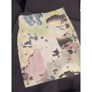 ザラ(ZARA)のクンドゥン様専用☆デザインタイトスカート(ミニスカート)