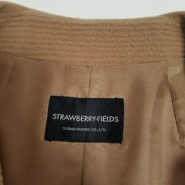 STRAWBERRY-FIELDS(ストロベリーフィールズ)の❤❤STRAWBERRY FELDS❤❤ノーカラーコート❤❤❤ レディースのジャケット/アウター(ロングコート)の商品写真