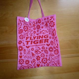 Flying Tiger Copenhagen フライングタイガーflyingtigerエコバッグ綿コットンお花ピンク鳥新品の通販 By ネガポジ S Shop フライングタイガーコペンハーゲンならラクマ