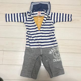 デニムダンガリー(DENIM DUNGAREE)のデニム＆ダンガリー 男の子70 長袖 秋カバーオール✴︎ロンパース(カバーオール)