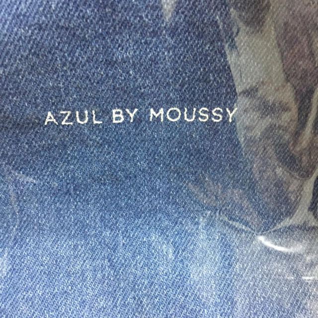 AZUL by moussy(アズールバイマウジー)のAZUL BY MOUSSY デニムトートバック 非売品 エコバック ノベルティ レディースのバッグ(トートバッグ)の商品写真