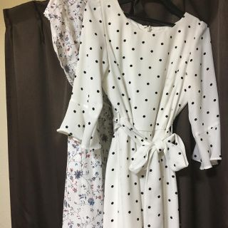 ミッシュマッシュ(MISCH MASCH)のりぃ様専用 ミッシュマッシュ 水玉 ワンピース(ひざ丈ワンピース)