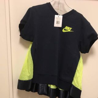 サカイ(sacai)のパンダコパンダ様専用★sacai × NIKE バックプリーツ 半袖カットソー(カットソー(半袖/袖なし))