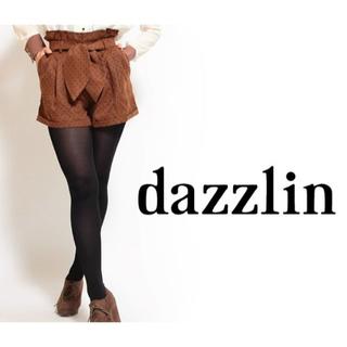 ダズリン(dazzlin)の美品ダズリンdazzlinドットウエストリボンキュロットショートパンツ(キュロット)