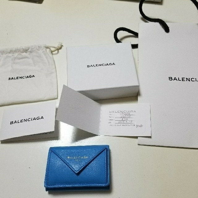 Balenciaga(バレンシアガ)のBALENCIAGA ペパーウォレット ブルー レディースのファッション小物(財布)の商品写真