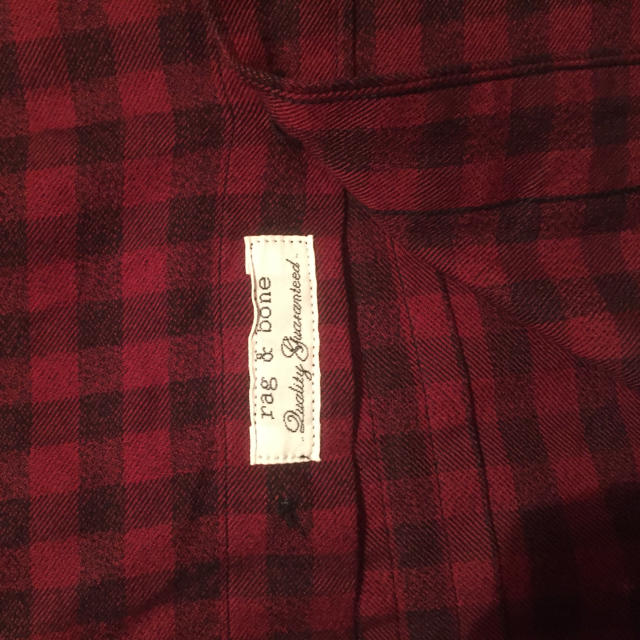 Rag & Bone - RAG&BONE YOKOHAMA SHIRT サイズS 新品未使用 REDの通販