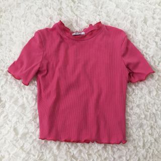 ザラ(ZARA)のZARA tops(カットソー(半袖/袖なし))