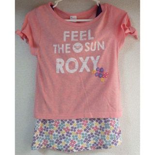 ロキシー(Roxy)のロキシー　タンクトップ付きTシャツ　140(Tシャツ/カットソー)